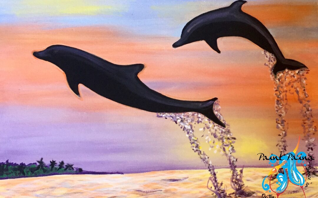 “Flying High” Paint Pāʻina & The Residence Inn by Marriott Kapolei Oahu 🖌 Paint Party 🎨 BOOK NOW  or 📞 808 781-2218🍷
