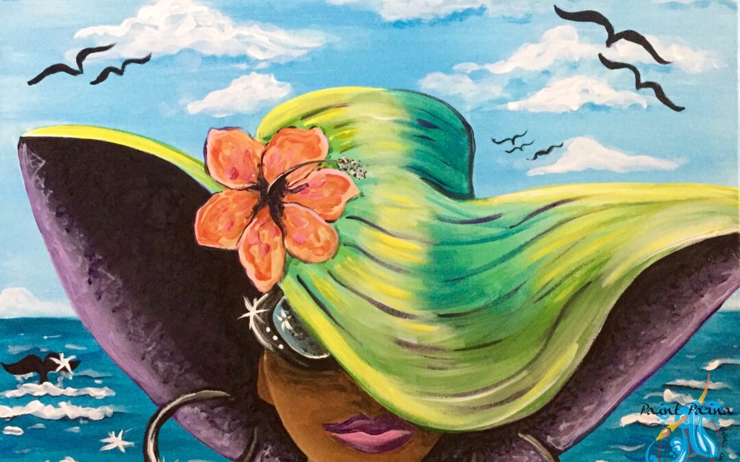 “BEAUTIFUL DAY” Paint Pāʻina & The Residence Inn by Marriott Kapolei Oahu 🖌 Paint Party 🎨 BOOK NOW  or 📞 808 781-2218🍷