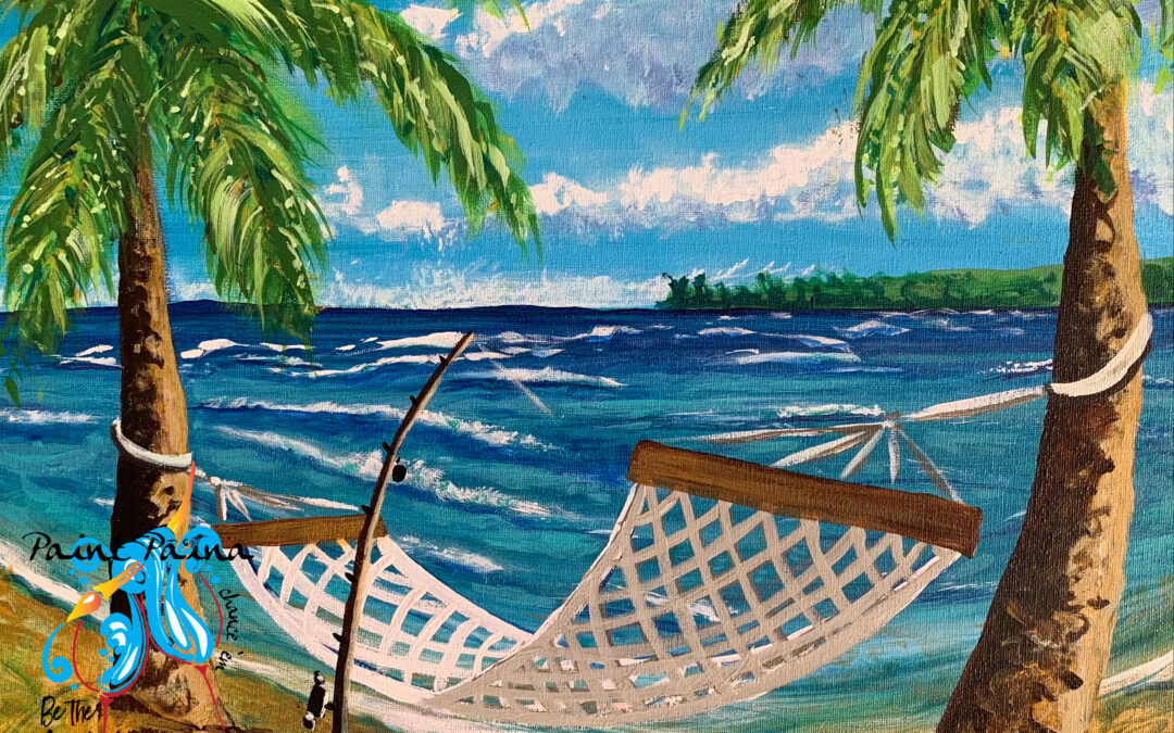 “MOANA’S PLACE” Paint Pāʻina & The Residence Inn by Marriott Kapolei Oahu 🖌 Paint Party 🎨 BOOK NOW  or 📞 808 781-2218🍷