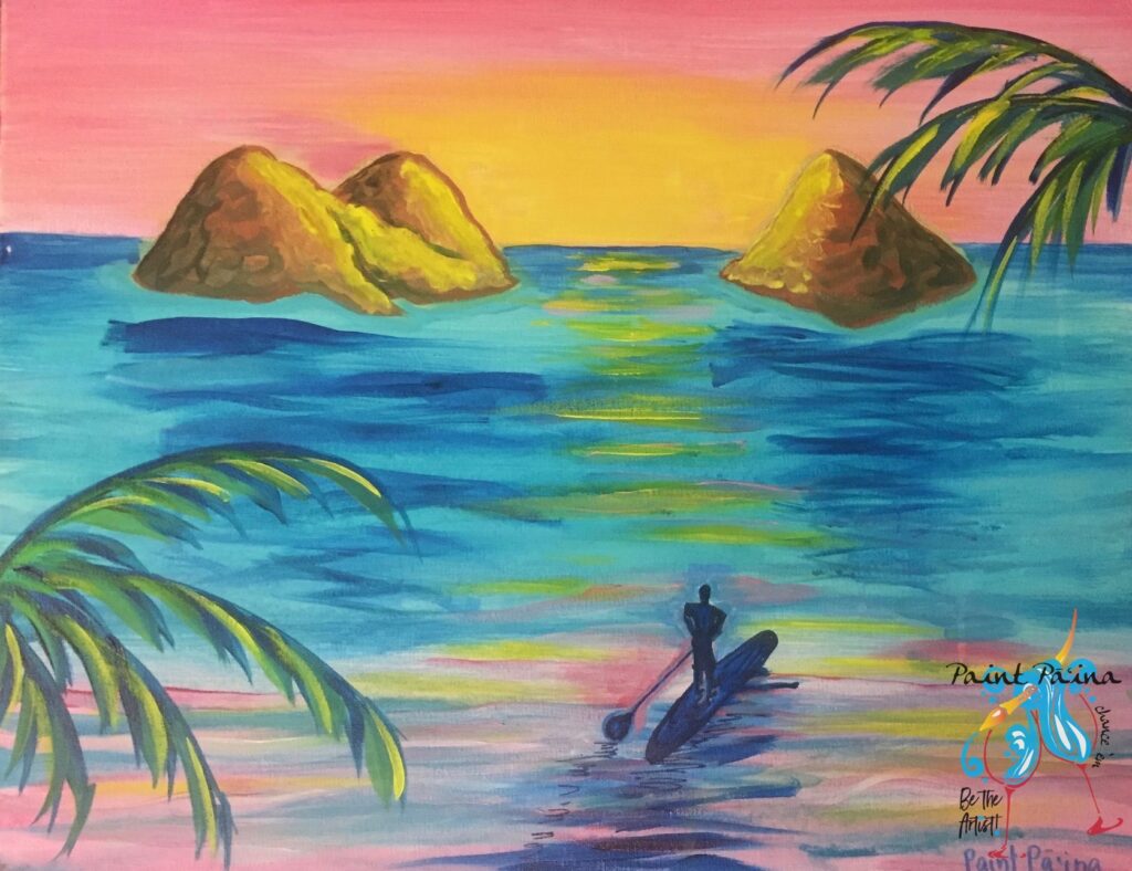 Paint Pāʻina, Paint Party, Oahu Hawaii