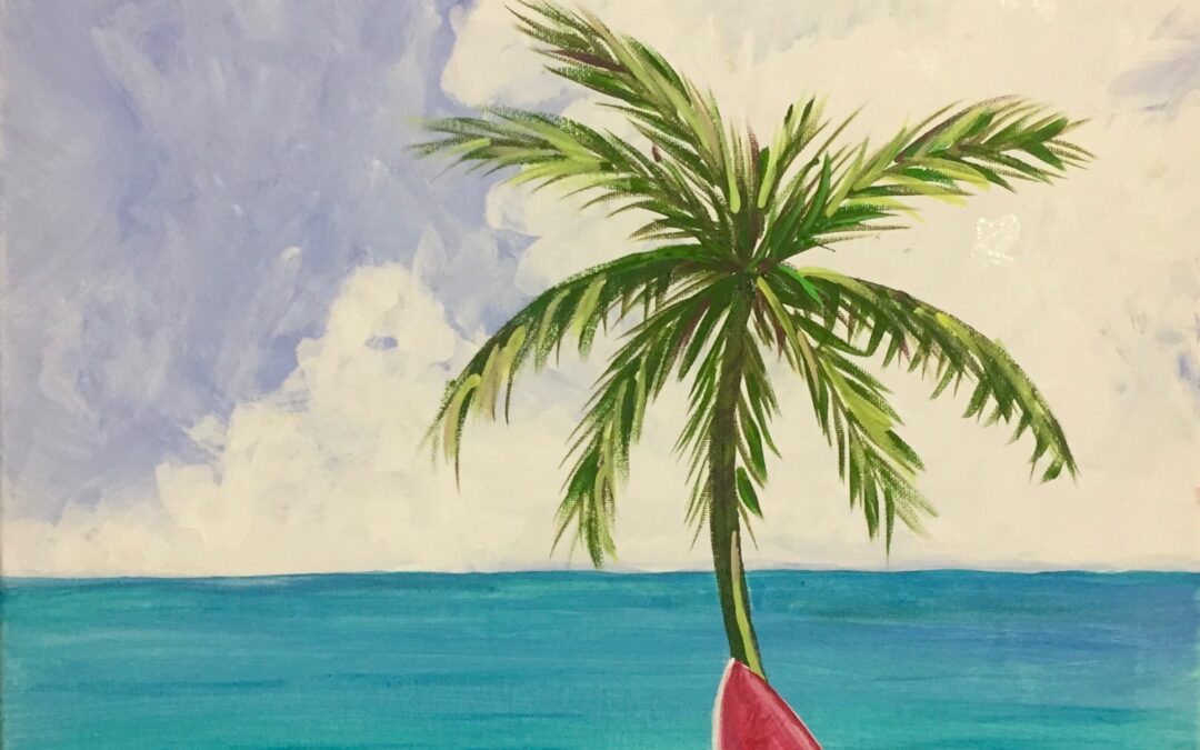 “Ready for Surf” Paint Pāʻina & The Residence Inn by Marriott Kapolei Oahu 🖌 Paint Party 🎨 BOOK NOW  or 📞 808 781-2218🍷