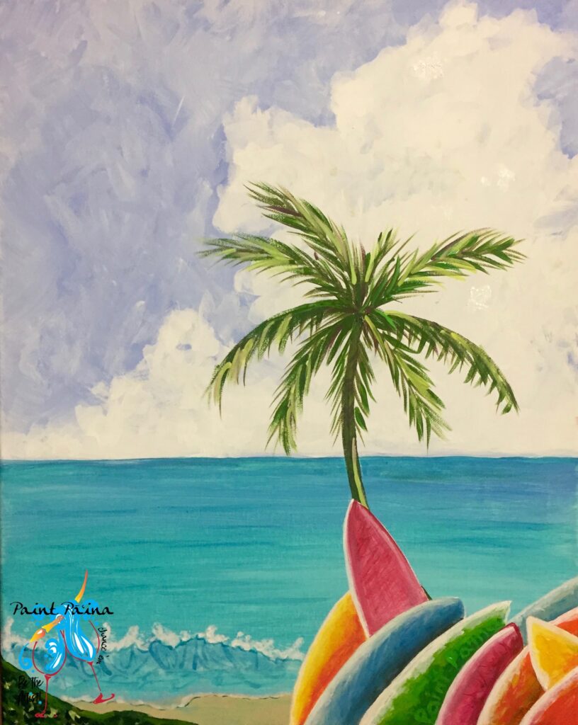 Paint Pāʻina, Paint Party, Oahu Hawaii