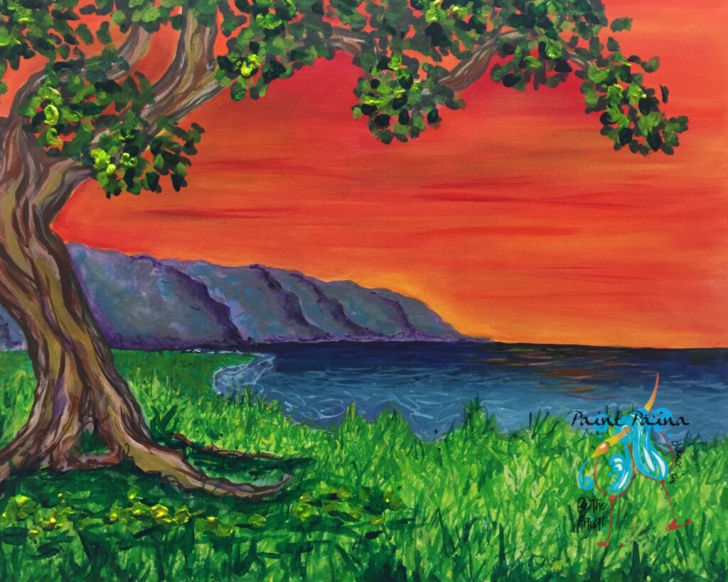 Paint Pāʻina, Paint Party, Oahu Hawaii