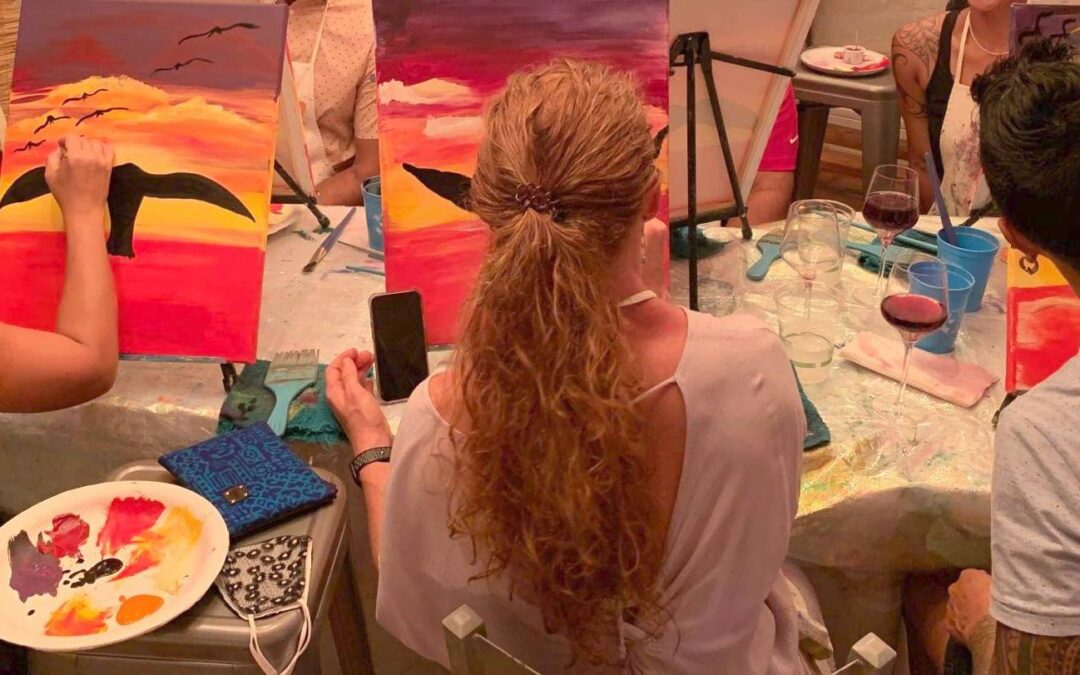 Paint Pāʻina & The Shack in Mililani – Paint and Sip 🎨 TO BOOK THIS EVENT 🖌 Call or text 808 781-2218 🍷