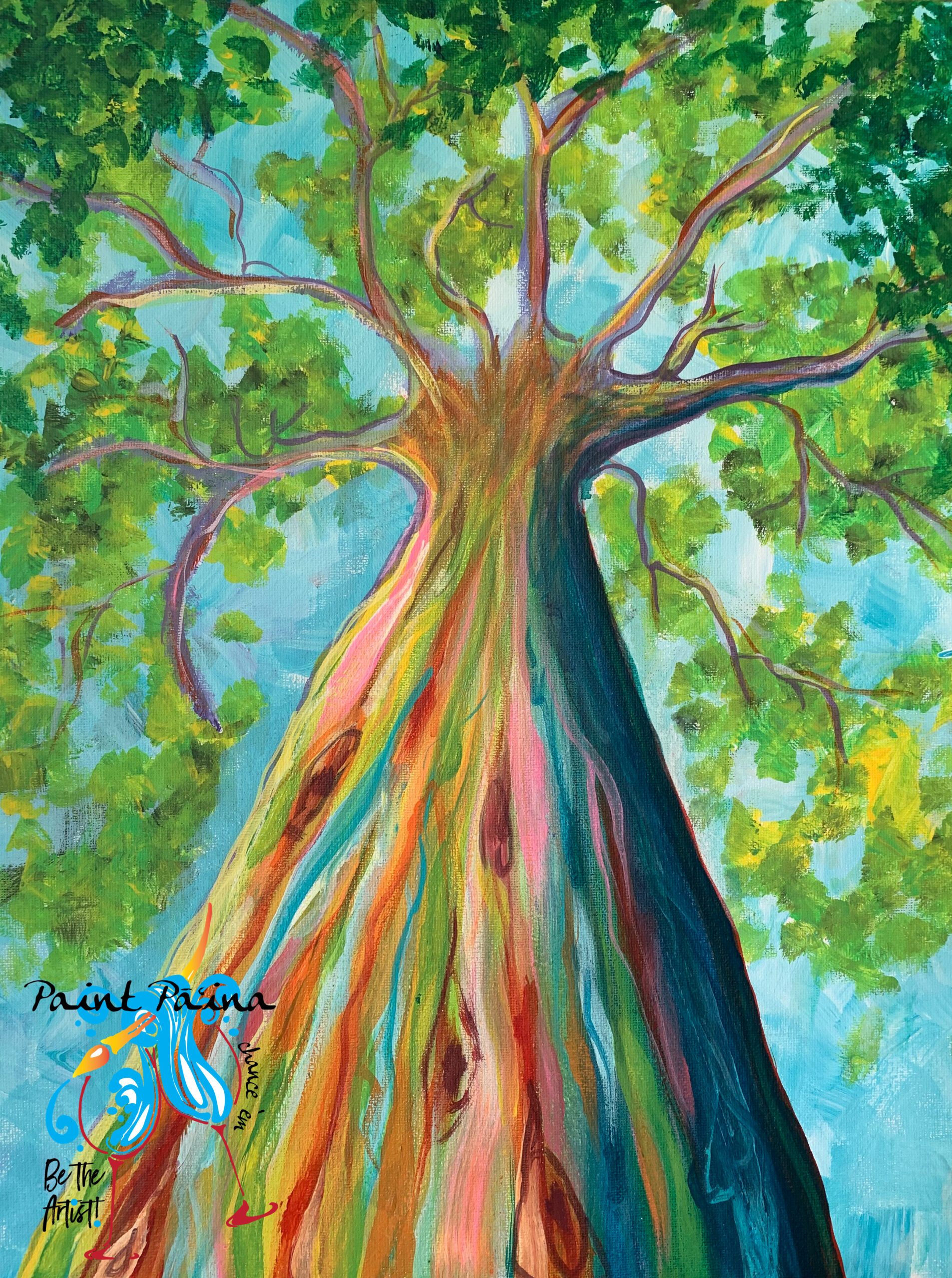 Paint Pāʻina & The Shack in Mililani – Rainbow Eucalyptus