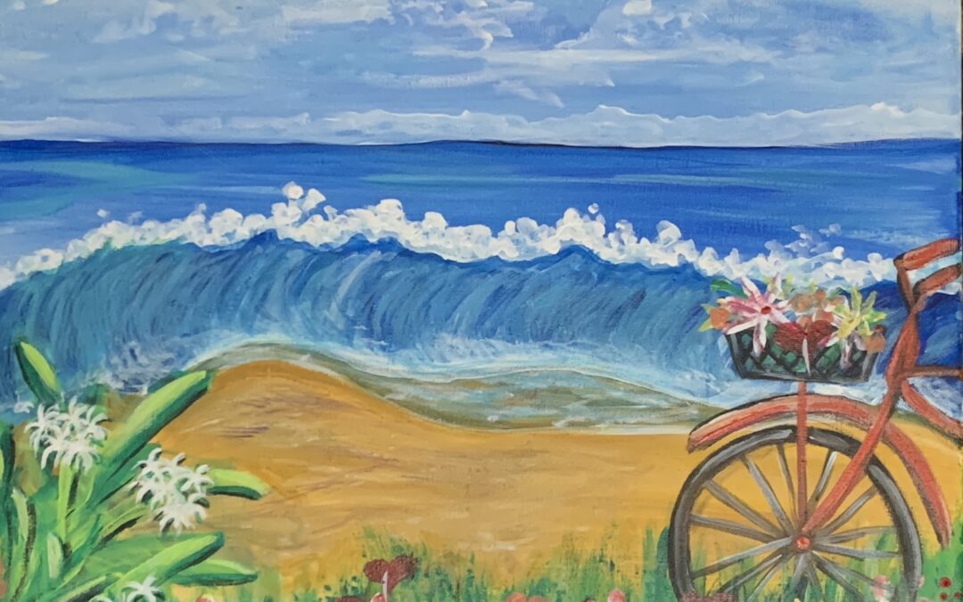 Paint Pāʻina & The Pizza Press @ Pearl Highlands  Paint and Pizza, Beach Bike Path-Call or text 808-781-2218 to book this event!