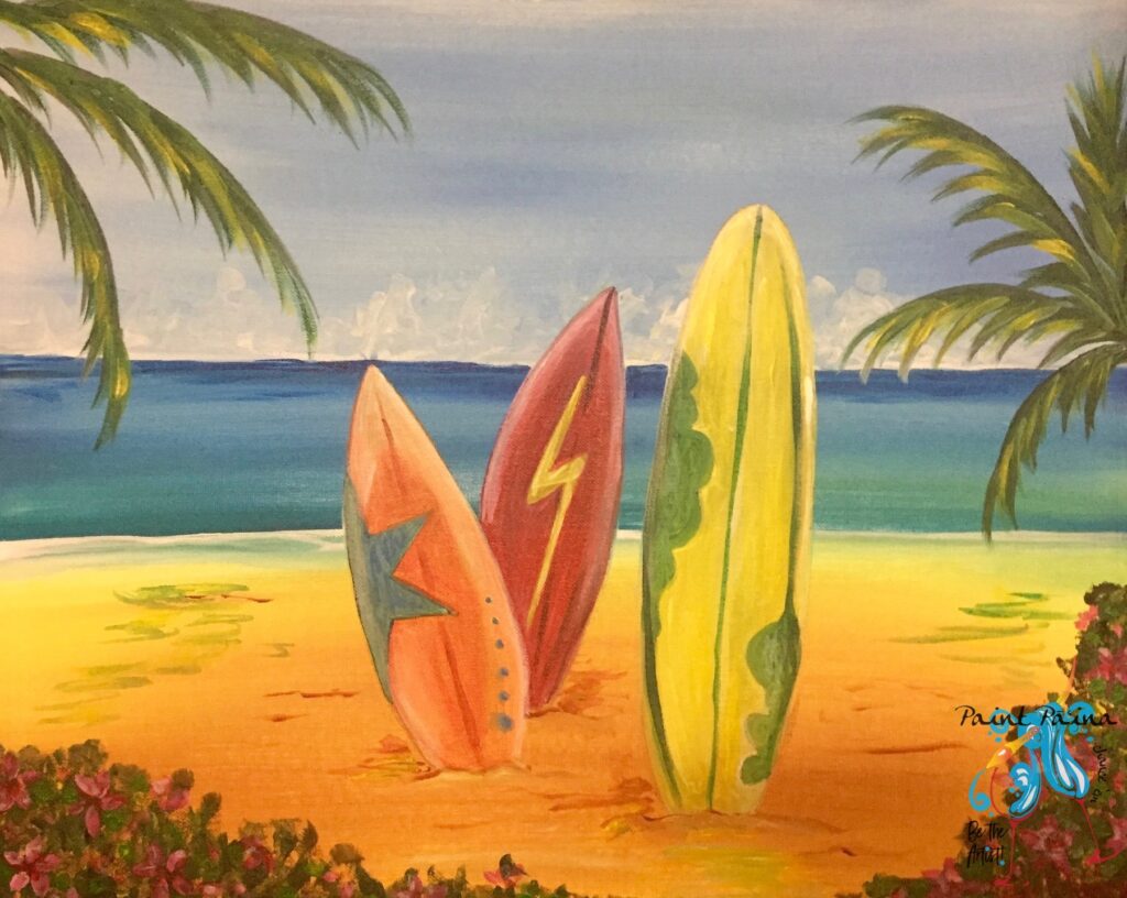 Paint Pāʻina, Paint Party, Oahu Hawaii