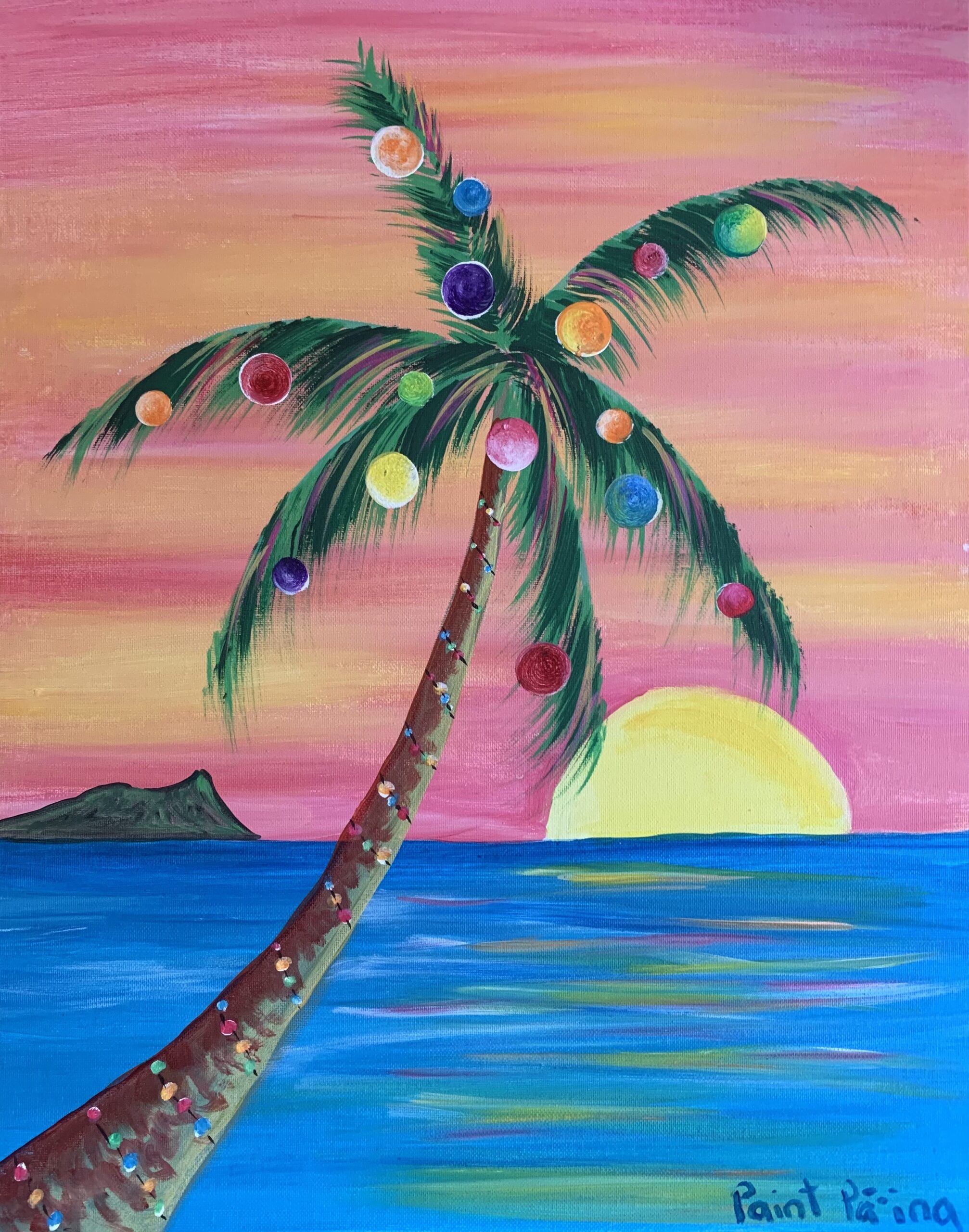 Paint Pāʻina & The Twin Fin Hotel, Waikiki Oceanfront – Paint and Sip 🎨 TO BOOK THIS EVENT 🖌 Call or text 808 781-2218 🍷