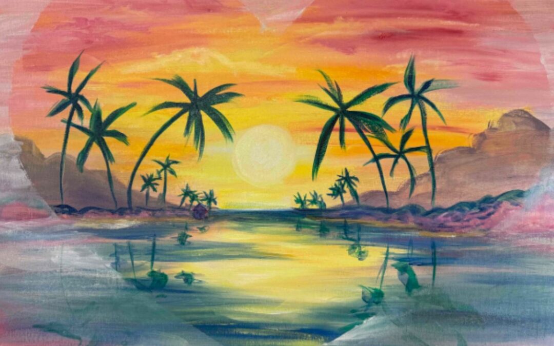 “Love Shack” Paint Pāʻina & The Pizza Press @ Pearl Highlands 🍕Paint and Pizza Party 🎨 BOOK NOW 🖌or 📞808 650-1121 🍷